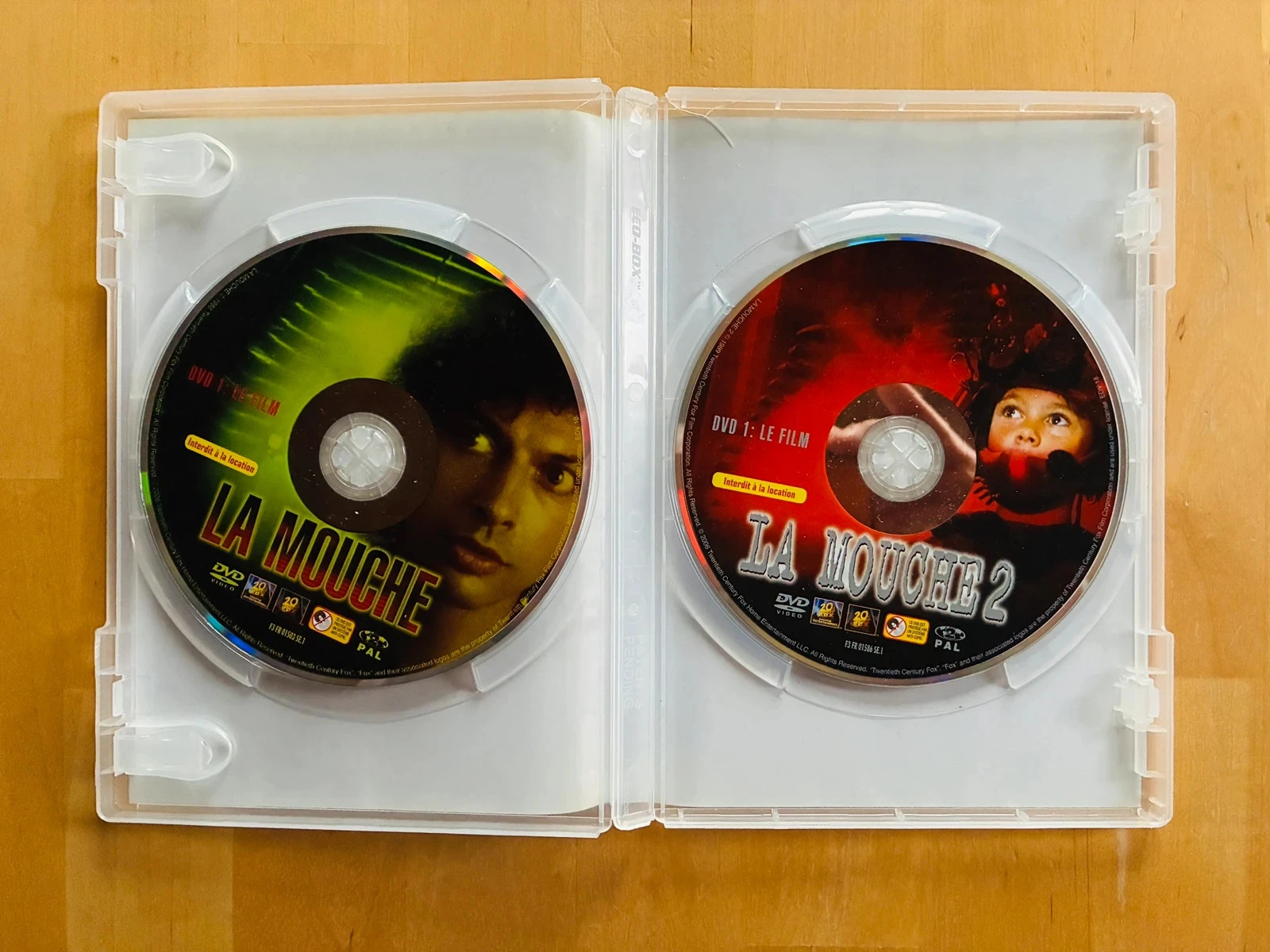 DVD combo La Mouche 1 et 2. – photo 2